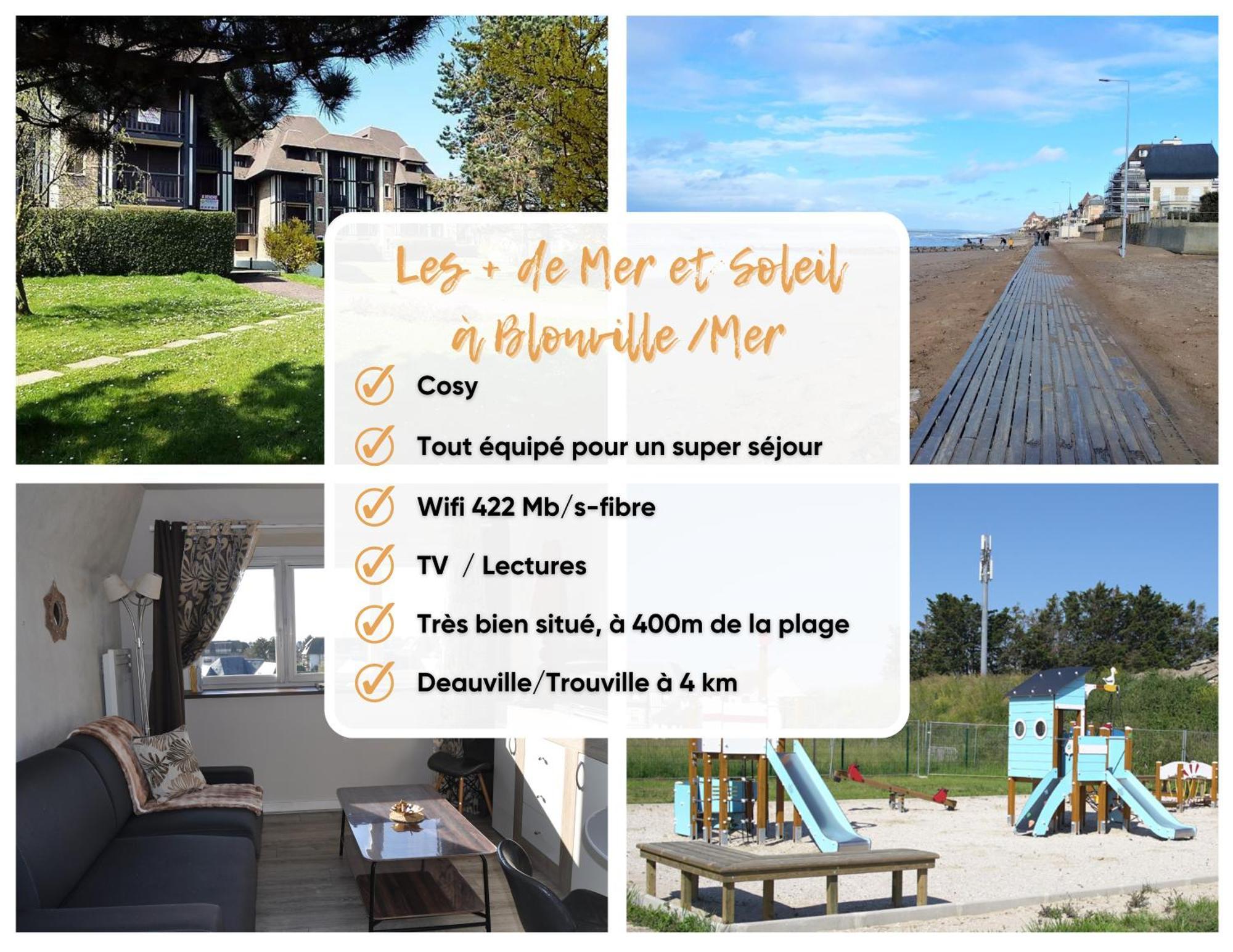 Mer Et Soleil A Blonville Sur Mer/ Deauville Exterior foto